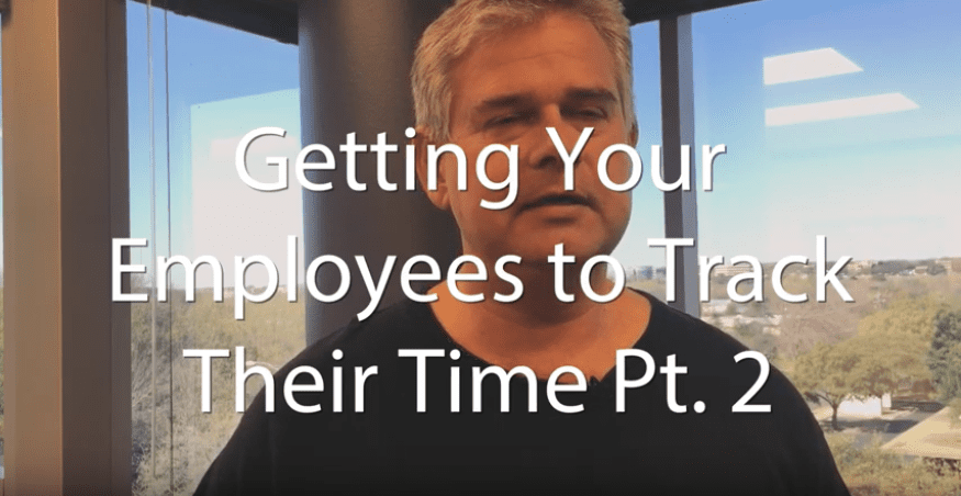 Getting your employees to track their time part 2 - person talking