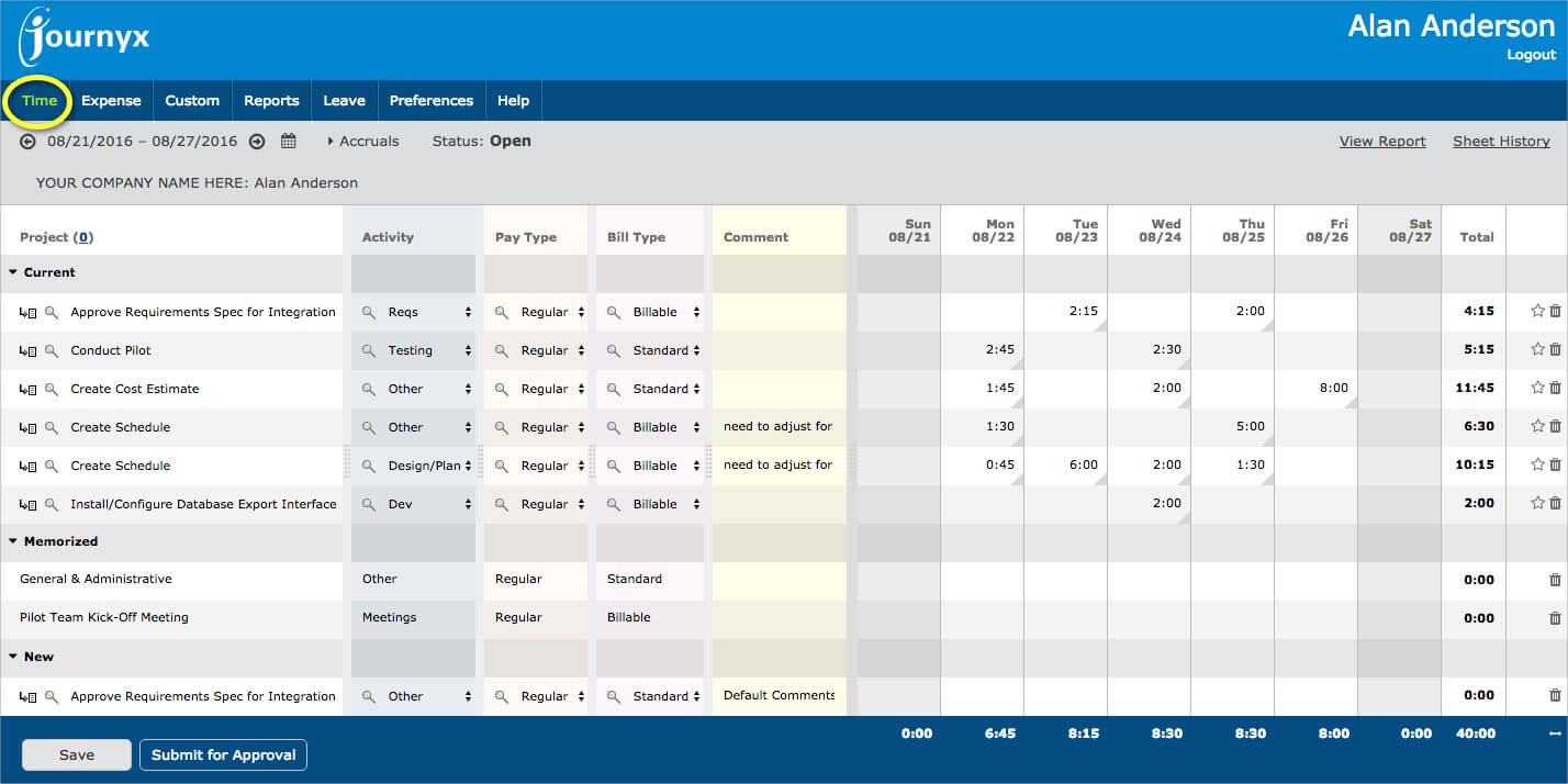 Journyx Free Trial Instructions Journyx