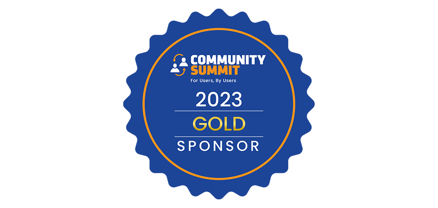 Community Summit 2023 Gold Sponsor